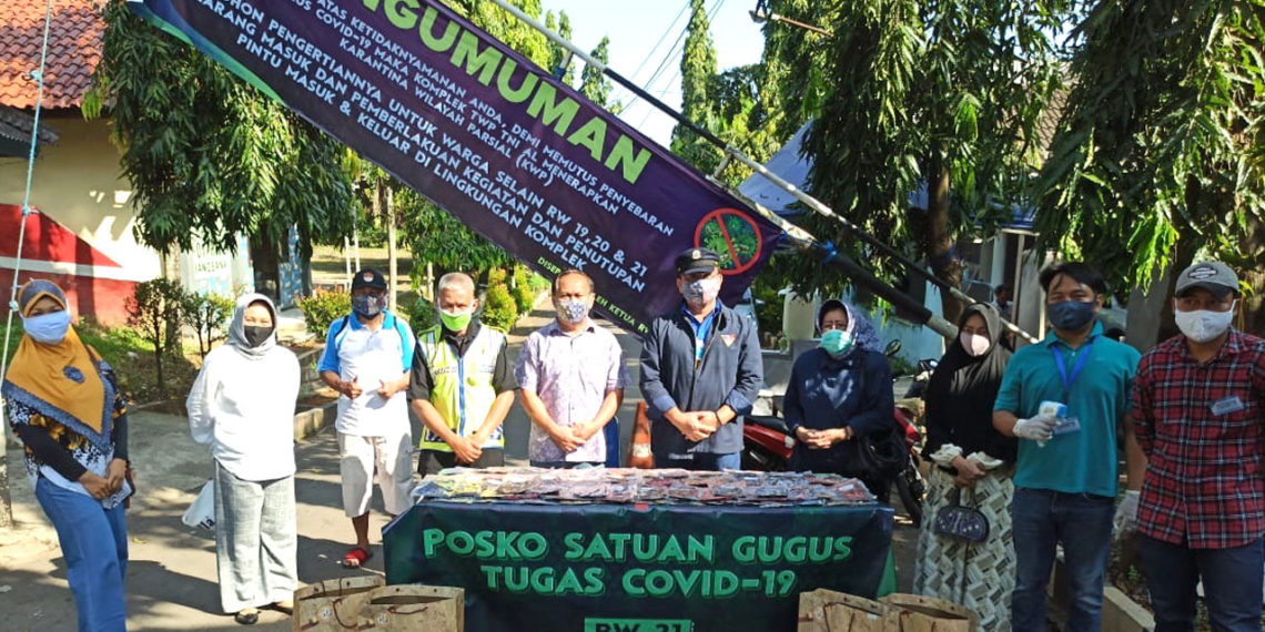 Penyerahan Masker sebanyak 600 pcs dari Ketua PPAL dan Ketua PIPAL