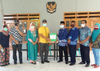 Penyerahan bantuan masker dari Bpk Ketua Umum PPAL dan Ketua Umum Pipal ke Rayon Gedangan Surabaya