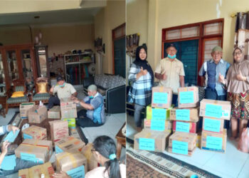 Laporan Pembagian Sembako dari Ketua Umum PPAL Pusat di Wilayah Surabaya Th. 2020