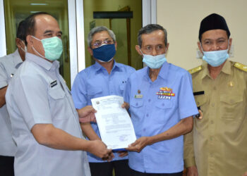 Ketua PPAL Rayon Batuporon Serahkan Aset Bangunan Kantor ke PPAL Pusat