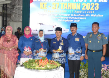 Syukuran HUT PPAL ke-37 Tahun 2023 di KRI dr. Soeharso-990 Surabaya