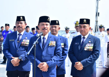 PPAL Gelar Upacara Detik-detik Proklamasi Kemerdekaan RI ke-79 dan Syukuran HUT ke-38 PPAL Tahun 2024 di Kri dr. Radjiman Wedyodiningrat-992