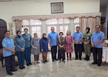 Ketua Umum PPAL Pusat Kunjungan ke Kediaman Ibu Romly selaku Ketua Himpunan Warakawuri